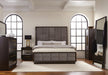 Durango California King Upholstered Bed Smoked Peppercorn and Grey - Bargain Furniture (Detroit, MI)