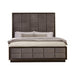 Durango Eastern King Upholstered Bed Smoked Peppercorn and Grey - Bargain Furniture (Detroit, MI)