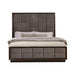 Durango California King Upholstered Bed Smoked Peppercorn and Grey - Bargain Furniture (Detroit, MI)