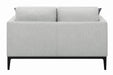 Apperson Cushioned Back Loveseat Light Grey - Bargain Furniture (Detroit, MI)