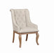 Brockway Tufted Arm Chairs Cream and Barley Brown (Set of 2) - Bargain Furniture (Detroit, MI)