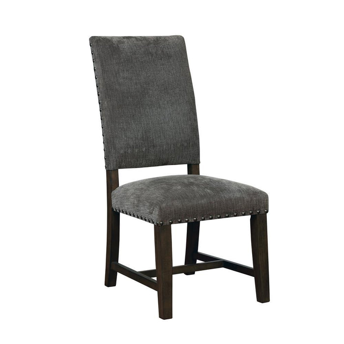 Twain Upholstered Side Chairs Beige (Set of 2) - Bargain Furniture (Detroit, MI)