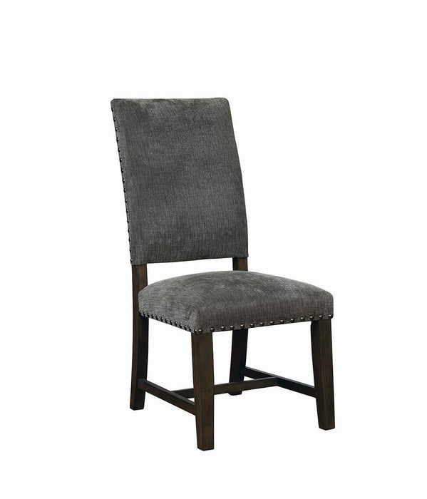 Twain Upholstered Side Chairs Beige (Set of 2) - Bargain Furniture (Detroit, MI)