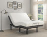 Negan Twin XL Adjustable Bed Base Grey and Black - Bargain Furniture (Detroit, MI)