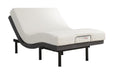 Clara Twin XL Adjustable Bed Base Grey and Black - Bargain Furniture (Detroit, MI)
