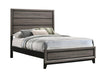 Watson Full Panel Bed Grey Oak - Bargain Furniture (Detroit, MI)