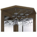 Alviso Corner Bar Cabinet with Stemware Rack Rustic Oak - Bargain Furniture (Detroit, MI)
