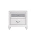 Barzini 2-drawer Nightstand White - Bargain Furniture (Detroit, MI)
