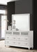 Barzini 7-drawer Dresser White - Bargain Furniture (Detroit, MI)