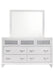 Barzini Rectangle Dresser Mirror White - Bargain Furniture (Detroit, MI)
