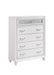 Barzini 5-drawer Chest White - Bargain Furniture (Detroit, MI)