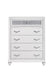 Barzini 5-drawer Chest White - Bargain Furniture (Detroit, MI)