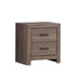 Brantford 2-drawer Nightstand Barrel Oak - Bargain Furniture (Detroit, MI)