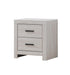 Brantford 2-drawer Nightstand Coastal White - Bargain Furniture (Detroit, MI)