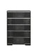 Blacktoft 5-drawer Chest Black - Bargain Furniture (Detroit, MI)