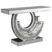 Imogen Multi-dimensional Console Table Silver - Bargain Furniture (Detroit, MI)