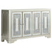 Toula 4-door Accent Cabinet Smoke and Champagne - Bargain Furniture (Detroit, MI)