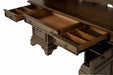 Hartshill Credenza with Hutch Burnished Oak - Bargain Furniture (Detroit, MI)