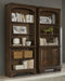 Hartshill 5-shelf Bookcase Burnished Oak - Bargain Furniture (Detroit, MI)