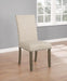 Ralland Upholstered Side Chairs Beige and Rustic Brown (Set of 2) - Bargain Furniture (Detroit, MI)