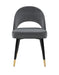 Lindsey Arched Back Upholstered Side Chairs Grey (Set of 2) - Bargain Furniture (Detroit, MI)