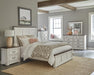 Hillcrest Rectangular Dresser Mirror Dark Rum and White - Bargain Furniture (Detroit, MI)