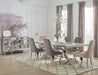 Antoine Upholstered Demi Arm Dining Side Chairs (Set of 2) - Bargain Furniture (Detroit, MI)