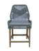 Nakia Woven Rope Back Counter Height Stools (Set of 2) - Bargain Furniture (Detroit, MI)