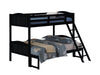 G405051 Twin/Full Bunk Bed - Bargain Furniture (Detroit, MI)