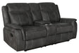 Lawrence Upholstered Tufted Back Motion Loveseat - Bargain Furniture (Detroit, MI)