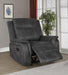 Lawrence Upholstered Tufted Back Glider Recliner - Bargain Furniture (Detroit, MI)