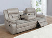 Greer Upholstered Tufted Back Motion Sofa - Bargain Furniture (Detroit, MI)