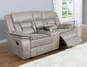 Greer Upholstered Tufted Back Glider Loveseat - Bargain Furniture (Detroit, MI)