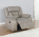 Greer Upholstered Tufted Back Glider Recliner - Bargain Furniture (Detroit, MI)