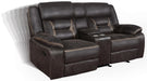 Greer Upholstered Tufted Back Glider Loveseat - Bargain Furniture (Detroit, MI)