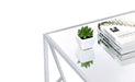 Provins 3-piece Occasional Table Set Clear Mirror and Chrome - Bargain Furniture (Detroit, MI)