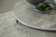 Lainey Round 2-piece Nesting Coffee Table Grey and Gunmetal - Bargain Furniture (Detroit, MI)