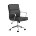 Ximena Standard Back Upholstered Office Chair Black - Bargain Furniture (Detroit, MI)