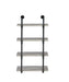 Elmcrest 24-inch Wall Shelf Black and Grey Driftwood - Bargain Furniture (Detroit, MI)