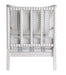 Blanchett Upholstered Accent Chair with Spindle Accent White and Navy - Bargain Furniture (Detroit, MI)