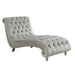 Lydia Tufted Cushion Chaise with Nailhead Trim Grey - Bargain Furniture (Detroit, MI)