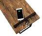 Maxwell C-shaped Accent Table with USB Charging Port - Bargain Furniture (Detroit, MI)