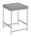 Umbridge Upholstered Square Padded Cushion Vanity Stool - Bargain Furniture (Detroit, MI)