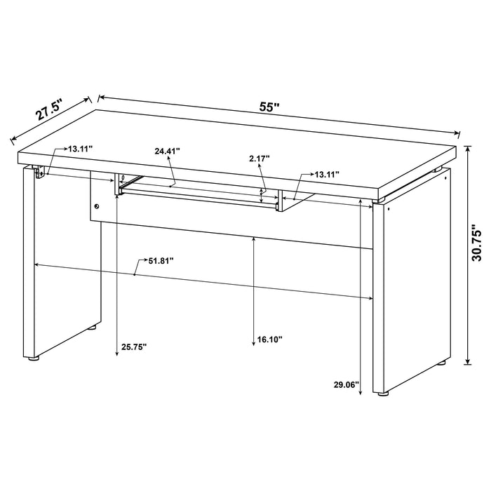Skylar Desk Sets - Bargain Furniture (Detroit, MI)