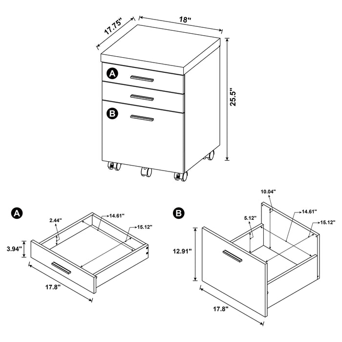 Skylar Desk Sets - Bargain Furniture (Detroit, MI)