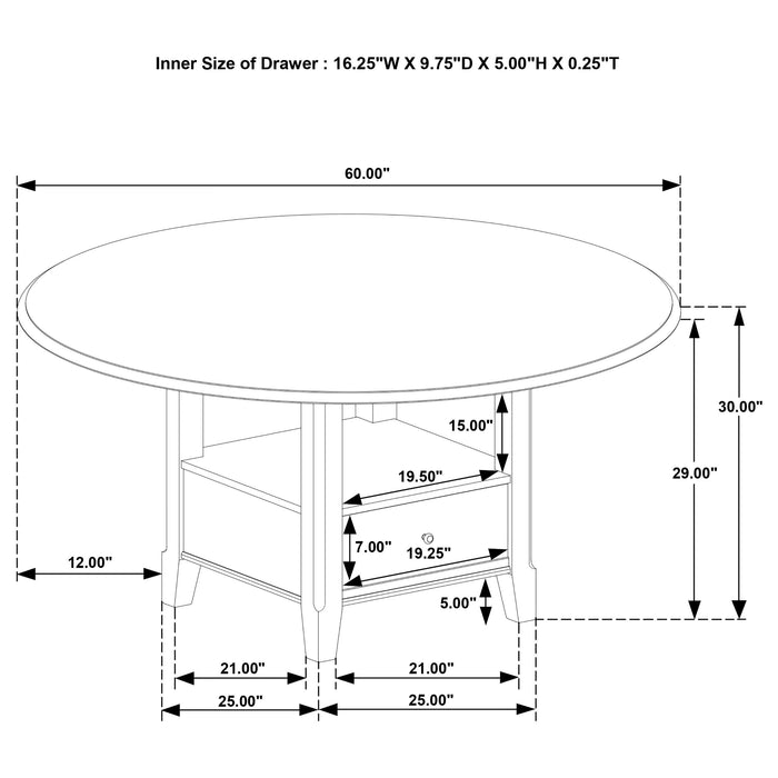Twyla Dining Tables - Bargain Furniture (Detroit, MI)