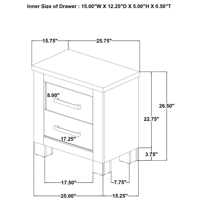 Oakglen Nightstands - Bargain Furniture (Detroit, MI)