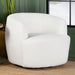 Hudson Upholstered Swivel Chair Natural - Bargain Furniture (Detroit, MI)