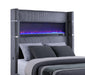 Tisdall California King, E.King & Queen Bed Grey, Black & Queen - Bargain Furniture (Detroit, MI)