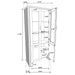 Adina Display Cabinets - Bargain Furniture (Detroit, MI)